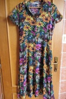 ZARA krasne pestre,kvetinove letne damske saty M/L