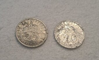 20 haliere slovenský štát