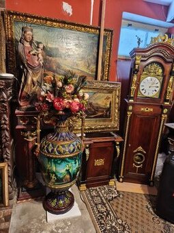 Luxusná starožitnã, keramická vázaz pólov.19.storoč.