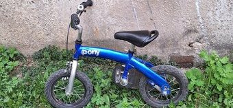 Detský bicykel--odrážadlo 2V1