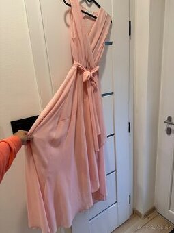 Predám ružové šaty M