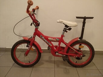 Predám Detský bicykel, červený