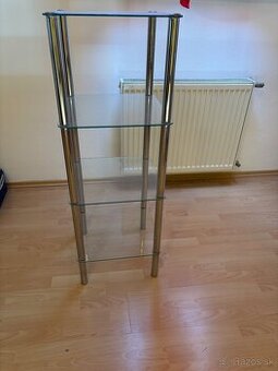 Predám sklenený regál