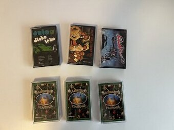 MC kazety - SK/CZ - 6ks Spolu