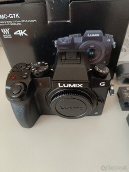 Panasonic Lumix DMC G7, V záruke do 04.06.2027