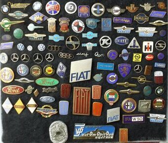 odznaky - automobilky, motocykle, traktory, rallye, auta