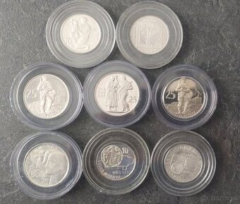 Strieborné pamätné mince ČSSR