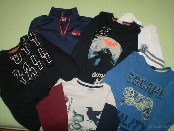 Tričká dlhý rukáv č. 128 - 134 /12 ks/