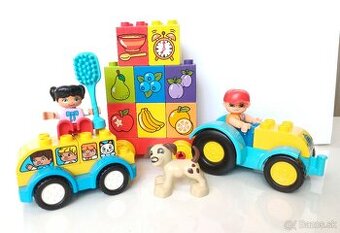 LEGO DUPLO traktor a auticko