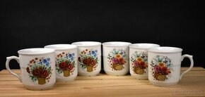 Retro hrnčeky, poháre, misy a iné