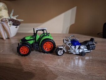 Autíčko - traktor + motorka