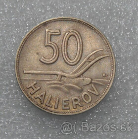 Mince: 50 Halierov 1941 -Top stav Slovenský štát (1939-1945)