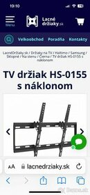 Nový TV držiak HS-0155 s náklonom.