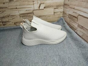 Ecco 42 - pánske kožené biele topánky