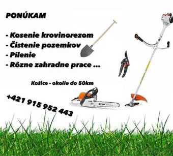Kosenie , zahradne prace