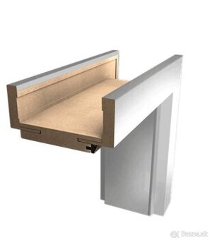 NOVÉ Tunelová zárubňa/ Slepá zárubňa BIELA, 70cm