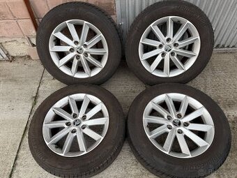 16" Elektrony SKODA 5x112 s letnymi pneu 215/60 R16