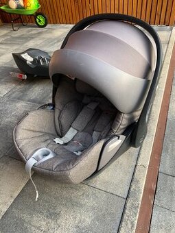 Cybex Cloud Q Plus Platinum Vajíčko + ISOFIX