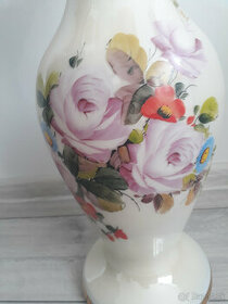 sklenená váza 50 cm vysoká