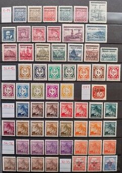 Známky - PROTEKTORÁT ČECHY A MORAVA