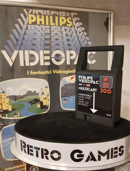 Videopac multikarta – 200 hier + zoznam, manuál