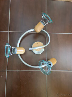 Stropné drevené bodové svietidlá