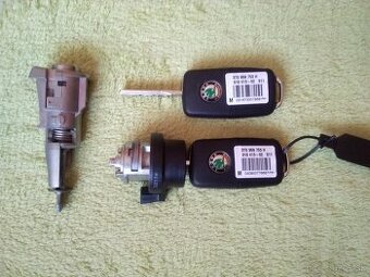 Sada zámkov Škoda Octávia 2 Facelift / ORIGINÁL