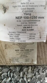 Predám preklad 1250x249x100 mm