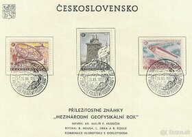 ʘ Predám pošt. známky Československa - 1957 -Geofyzika  ʘ