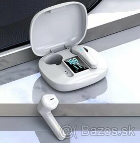 Bluetooth slúchadlá s LED displejom a nabíjacím púzdrom