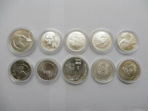 10 eur/20 eur/25 eur pamätné mince SR, bk
