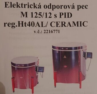 Elektrická  pec na vypalovanie keramiky