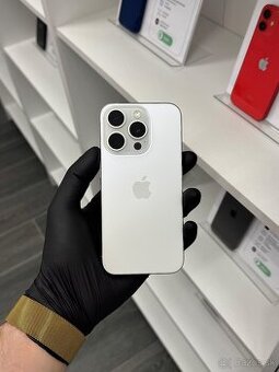 ZÁRUKA 2 ROKY /  Apple iPhone 15 Pro 128GB White Titanium
