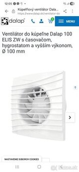 Ventilator do kupelne