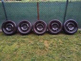Disky plechové R16 + pneu letné Fulda, Dunlop