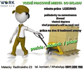 Skladník / Picker