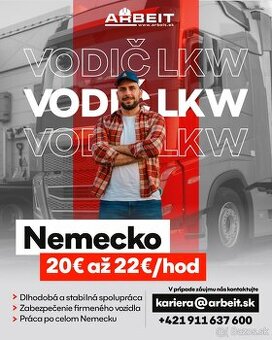 HĽADÁME LKW VODIČOV DO NEMECKA