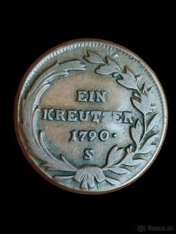 Mince Jozefa II. - striebro i meď - 1