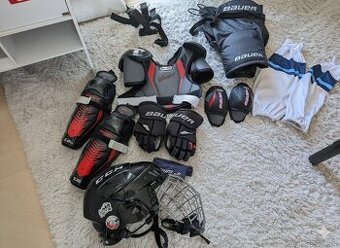 Predám detskú výstroj na hokej, veľkosť M - 1