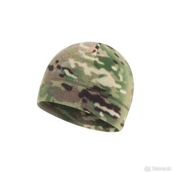 Fleesová čiapka vo vojenskom vzore MULTICAM