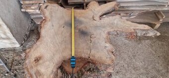 Dubové priečne rezy na stoly