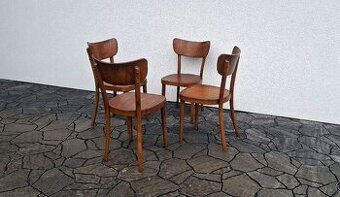 Celodřevěné stoličky TON po renovaci č.1