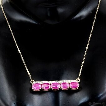 Zlatý náhrdelník s Rubínmi 2
