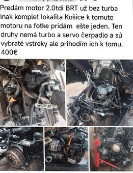 Vw sharan 2.0tdi BRT motor