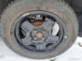 Dacia sandero 2 plechove disky zimne pneumatiky 205/55/16