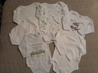 Body s dlhým rukávom v.68 - 6ks