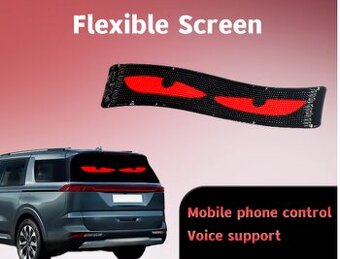Flexibilná LED obrazovka pre auto,BT,aplikácia a DO