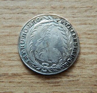 Predám 20 grajciar 1774 I.C.F.A. Mária Terézia