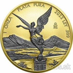 Investicne striebro mince minca Libertad