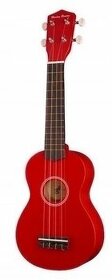 Predám červené sopránové ukulele
